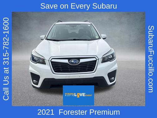 Crystal White Pearl 2021 Subaru Forester Premium