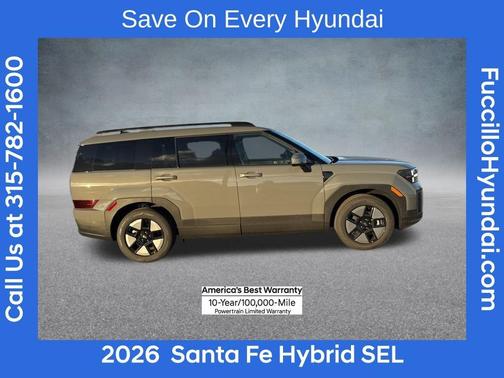 Gray 2026 Hyundai SANTA FE HEV SEL
