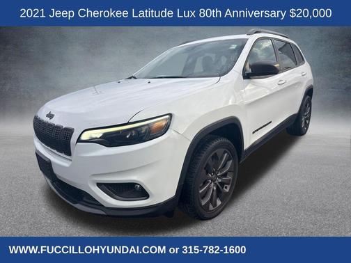 Bright White Clearcoat 2021 Jeep Cherokee Latitude Lux