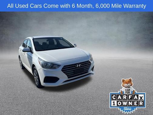Frost White Pearl 2019 Hyundai Accent SE