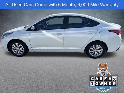 Frost White Pearl 2019 Hyundai Accent SE