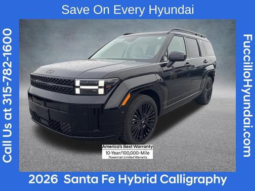 Phantom Black 2026 Hyundai SANTA FE HEV Calligraphy