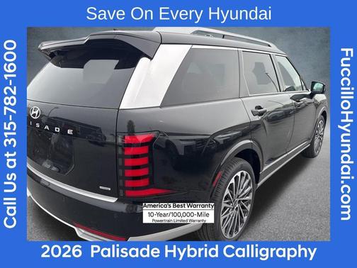 Abyss Black Pearl 2026 Hyundai Palisade Hybrid Calligraphy