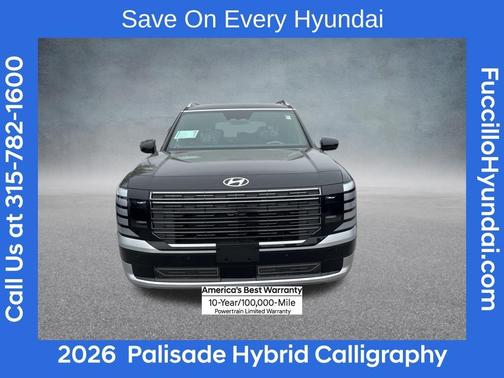 Abyss Black Pearl 2026 Hyundai Palisade Hybrid Calligraphy