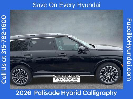 Abyss Black Pearl 2026 Hyundai Palisade Hybrid Calligraphy