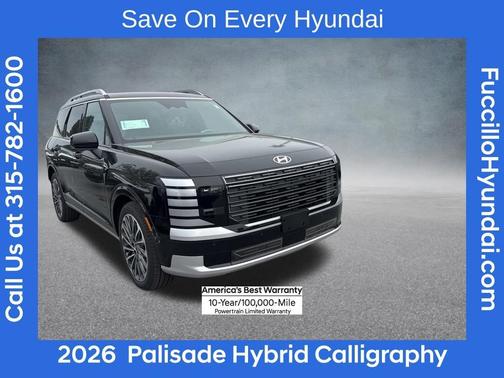 Abyss Black Pearl 2026 Hyundai Palisade Hybrid Calligraphy