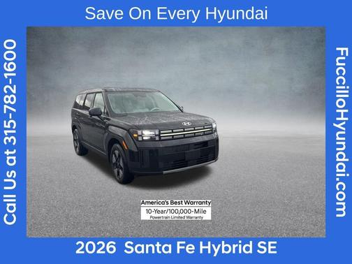 Phantom Black 2026 Hyundai SANTA FE HEV SE