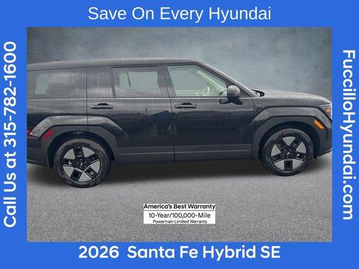 Phantom Black 2026 Hyundai SANTA FE HEV SE