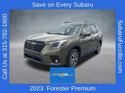 Autumn Green Metallic 2023 Subaru Forester 2.5i Premium