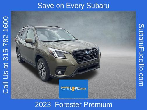 Autumn Green Metallic 2023 Subaru Forester 2.5i Premium