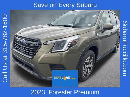 Autumn Green Metallic 2023 Subaru Forester 2.5i Premium