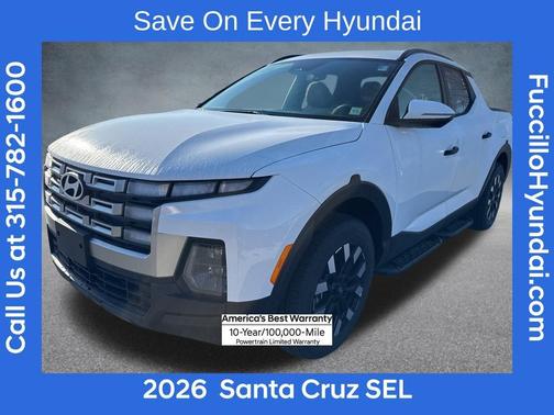White 2026 Hyundai SANTA CRUZ SEL Truck