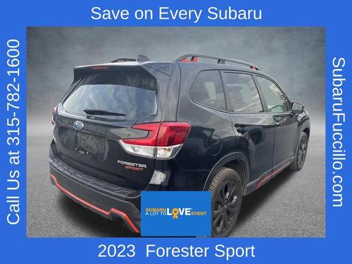 Crystal Black Silica 2023 Subaru Forester Sport