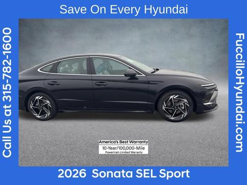 Carbon Blue 2026 Hyundai SONATA SEL Sport
