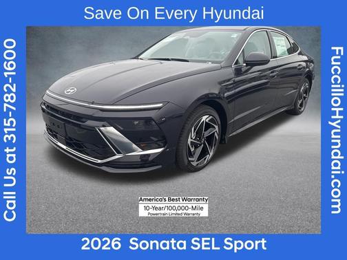 Carbon Blue 2026 Hyundai SONATA SEL Sport