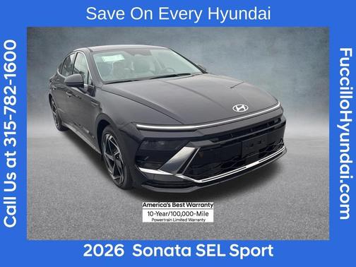 Carbon Blue 2026 Hyundai SONATA SEL Sport