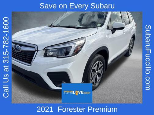 Crystal White Pearl 2021 Subaru Forester Premium