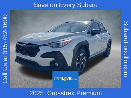 Crystal White Pearl 2025 Subaru Crosstrek Premium