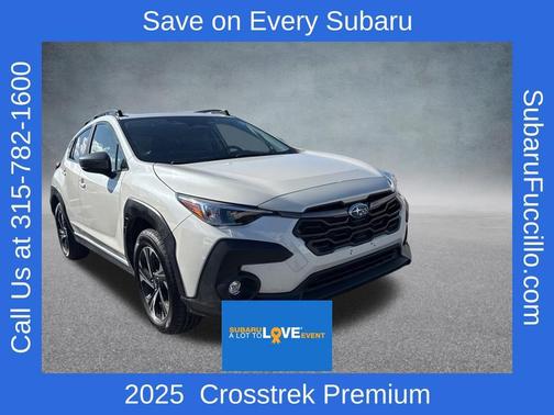 Crystal White Pearl 2025 Subaru Crosstrek Premium