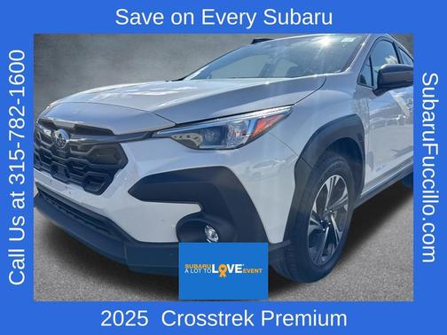 Crystal White Pearl 2025 Subaru Crosstrek Premium