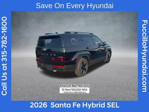 Phantom Black 2026 Hyundai SANTA FE HEV SEL