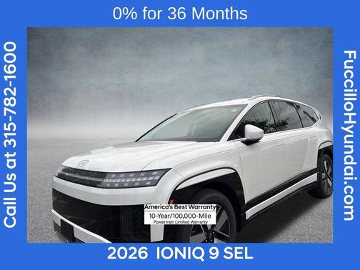 Snow White Pearl 2026 Hyundai IONIQ 9 SEL