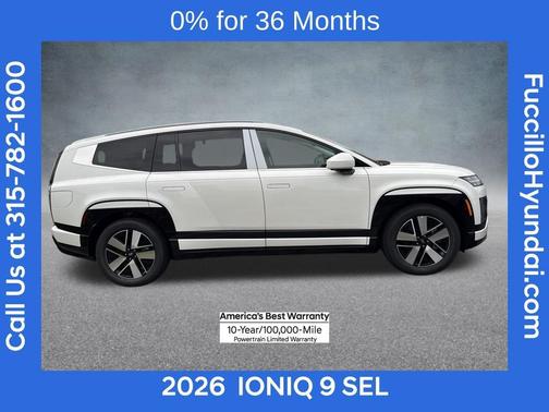 Snow White Pearl 2026 Hyundai IONIQ 9 SEL