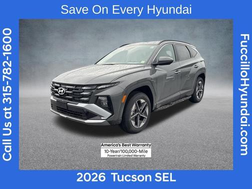 Gray 2026 Hyundai TUCSON SEL