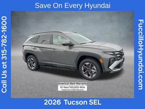 Gray 2026 Hyundai TUCSON SEL