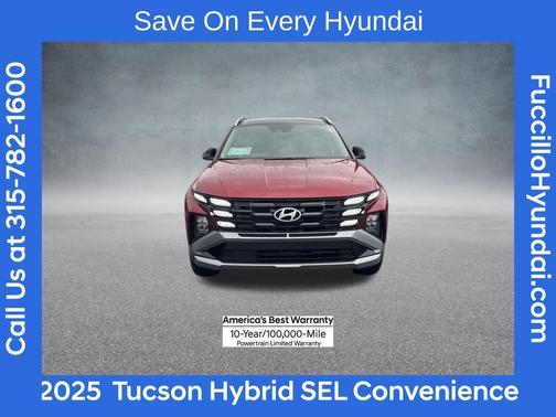 Red 2025 Hyundai TUCSON Hybrid SEL Convenience