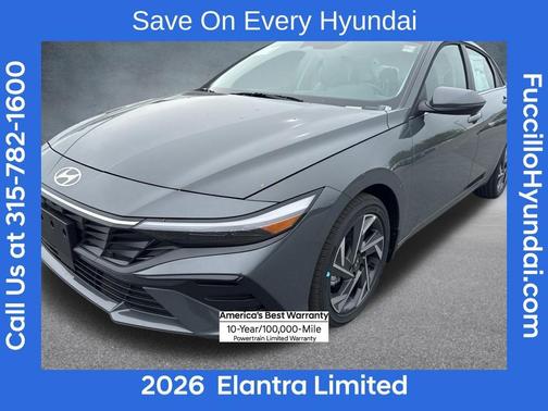 Gray 2026 Hyundai ELANTRA HEV Limited