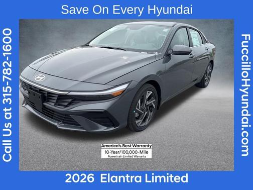 Gray 2026 Hyundai ELANTRA HEV Limited