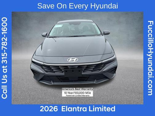 Gray 2026 Hyundai ELANTRA HEV Limited