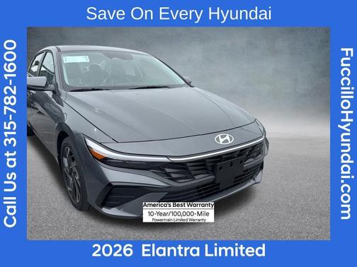 Gray 2026 Hyundai ELANTRA HEV Limited