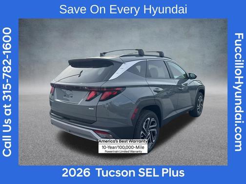 Gray 2026 Hyundai TUCSON SEL