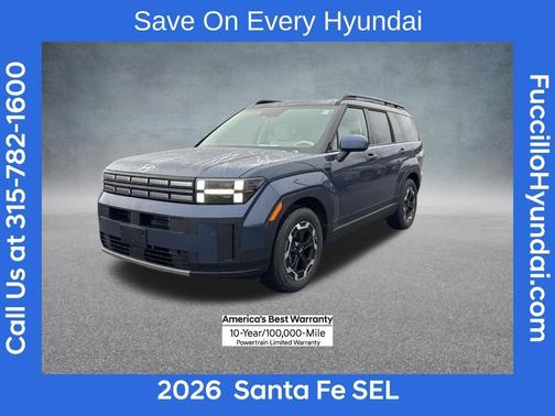 Atlantic Blue 2026 Hyundai SANTA FE SEL