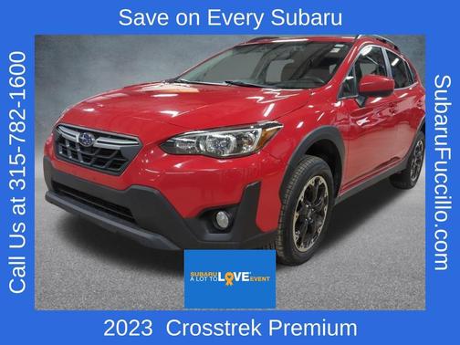 Pure Red 2023 Subaru Crosstrek Premium