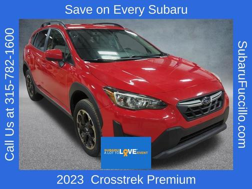 Pure Red 2023 Subaru Crosstrek Premium
