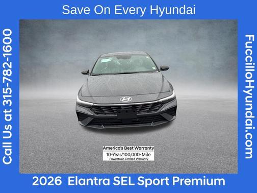 Gray 2026 Hyundai ELANTRA SEL SPORT PREMIUM