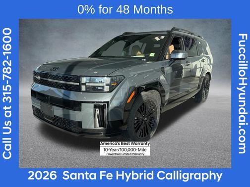 Gray 2026 Hyundai SANTA FE HEV Calligraphy
