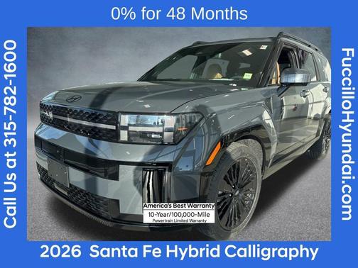 Gray 2026 Hyundai SANTA FE HEV Calligraphy
