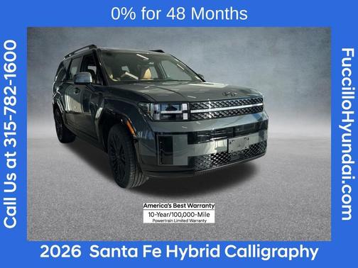 Gray 2026 Hyundai SANTA FE HEV Calligraphy