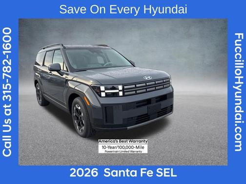 Gray 2026 Hyundai SANTA FE SEL