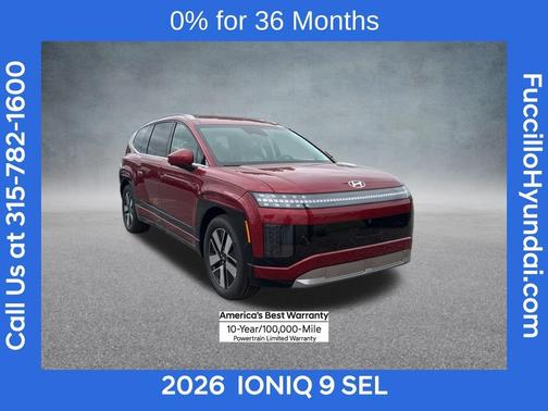 Red 2026 Hyundai IONIQ 9 SEL