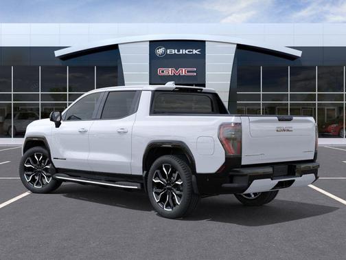 Glacier White 2026 GMC Sierra EV Denali