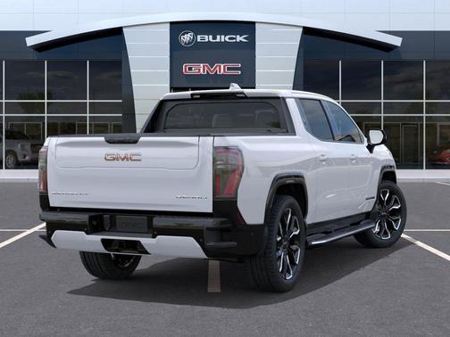 Glacier White 2026 GMC Sierra EV Denali