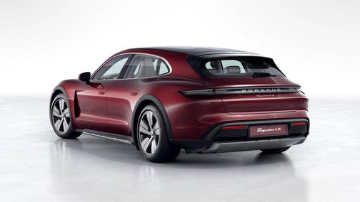 Cherry Metallic 2023 Porsche Taycan