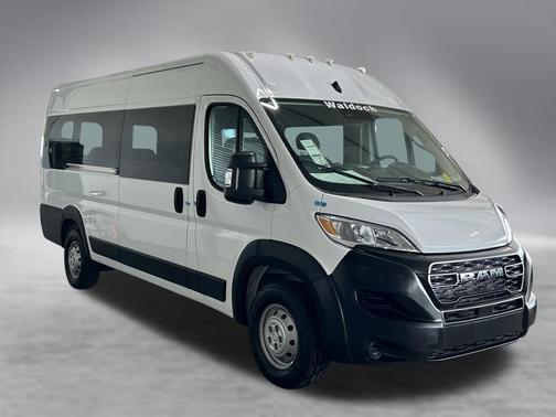 Bright White Clearcoat 2023 RAM ProMaster 3500 Window Van High Roof
