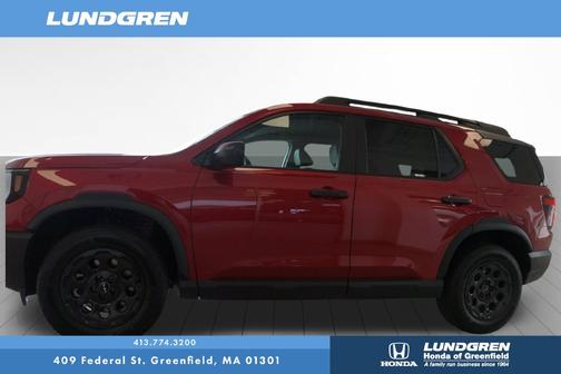 Red 2026 Honda Passport RTL