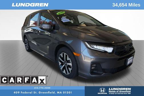 Gray 2025 Honda Odyssey EX-L